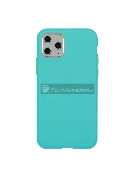 Funda TPU Solid Silicon Samsung Galaxy A31 A315 menta