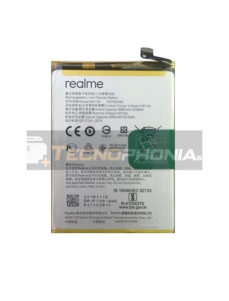 Batería Realme BLP729 Realme 5 - C3 - C11 - C21 (Service Pack)