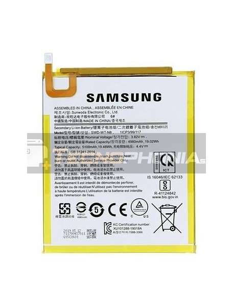 Batería Samsung SWD-WT-N8 Galaxy Tab A 8.0 T290 - T295 original (Service Pack)