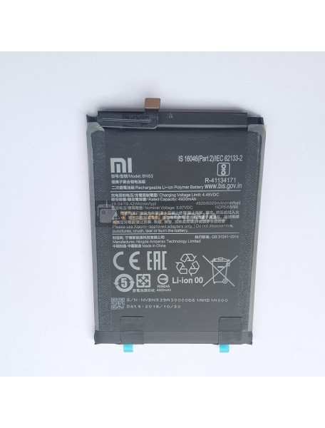 BateríaXiaomi BN53 Redmi 9 Pro Max original (Service Pack)