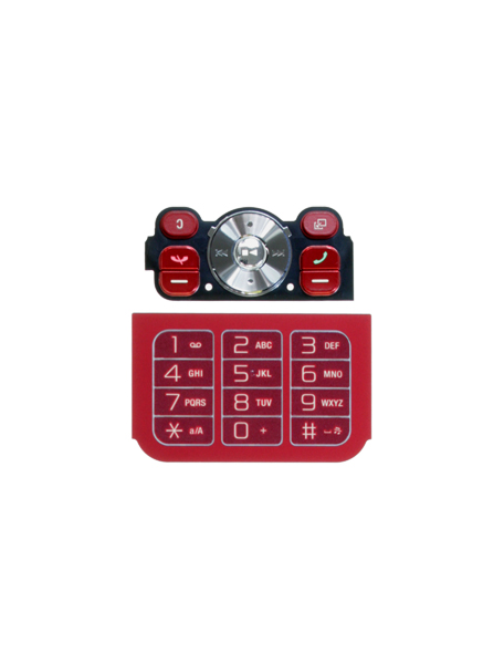 Teclado Sony Ericsson W910i rojo