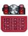 Teclado Sony Ericsson W910i rojo