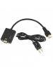 Cable adaptador - conversor Gembird HDMI a SVGA con audio M/H