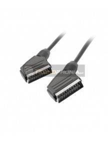 Cable Euroconector Lanberg CA-EUEU-10CC-0018-BK Scart macho / Scart macho 1.8m