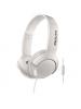 Auriculares con micrófono Philips BASS SHL3075WT blanco