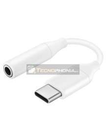 Adaptador de audio Samsung EE-UC10JUWE Type-C a mini jack 3.5mm blanco