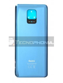 Tapa de batería Xiaomi Redmi Note 9 Pro azul original (Service Pack)