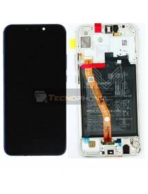 Pantalla LCD display Huawei P smart Plus blanca original (Service Pack)