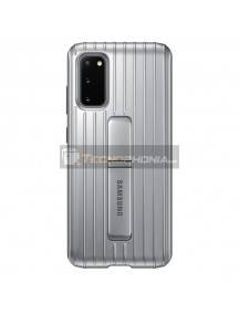 Funda Samsung EF-RG980CSE Galaxy S20 G980 plata