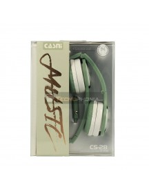 Auriculares infantiles con micrófono Casni CS-28 verde