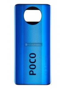 Tapa de batería Xiaomi Poco X3 cobalt blue original (Service Pack)