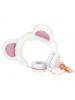 Auriculares infantiles GJBY Plush Bear blanco