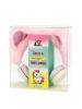 Auriculares infantiles GJBY Plush Bear rosa