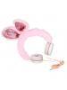 Auriculares infantiles GJBY Plush Rabbit rosa