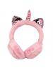 Auriculares infantiles GJBY Plush Unicronio rosa