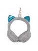 Auriculares infantiles GJBY Plush Unicronio gris