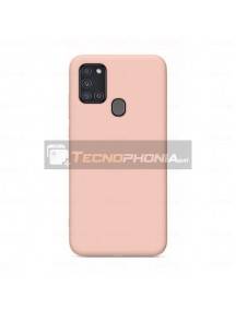 Funda silicona soft flexible Samsung Galaxy A21s A215 rosa