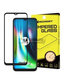Lámina de cristal templado Full Glue 5D Wozinsky Motorola Moto G9 Play - Moto E7 Plus