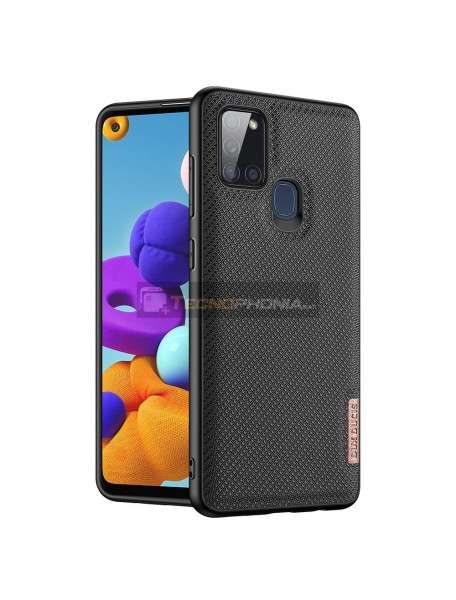 Funda TPU Dux Ducis Fino Samsung Galaxy A21s A217 Nylon negra