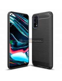 Funda TPU Carbon Realme 7 Pro negra