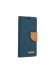 Funda libro TPU Canvas Samsung Galaxy A12 A125 azul marino