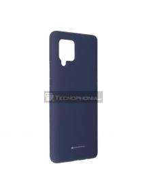 Funda Silicona TPU Goospery Samsung Galaxy A42 A426 azul marino