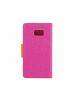 Funda libro Goospery Canvas Samsung Galaxy A32 4G A325 rosa - camel