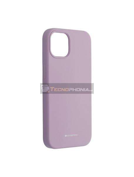 Funda TPU Goospery Silicone iPhone 13 lila