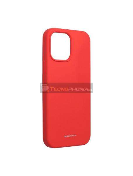 Funda TPU Goospery Silicone iPhone 13 Pro Max roja