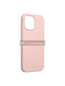 Funda TPU Goospery Silicone iPhone 13 Pro Max rosa