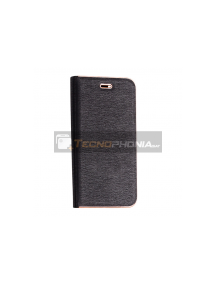 Funda libro Vennus Carbon Samsung Glaxy Note 10 Lite N770 negra