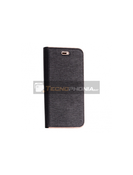 Funda libro Vennus Carbon Samsung Glaxy Note 10 Lite N770 negra