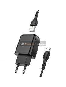 Cargador HOCO 2A + Cable micro USB 1m