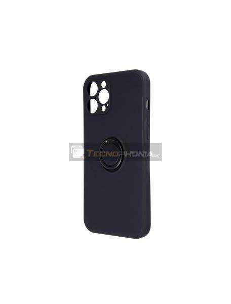 Funda TPU con anillo iPhone 7 - 8 Plus negra