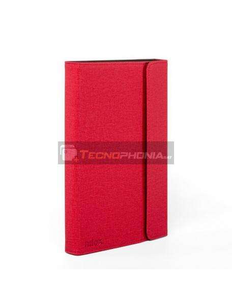 Funda libro Nilox Tablet 10.1" universal roja