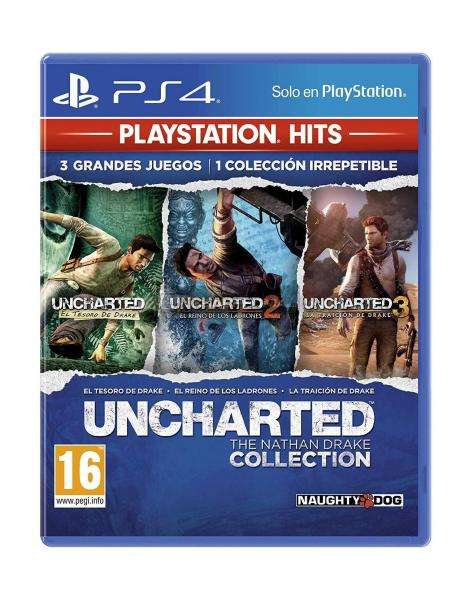 Juego PS4 Uncharted - The Nathan Drake Collection 3 en 1
