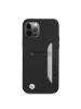 Funda TPU + cuero BMW BMHCP12MRCSWK iPhone 12 - 12 Pro negra