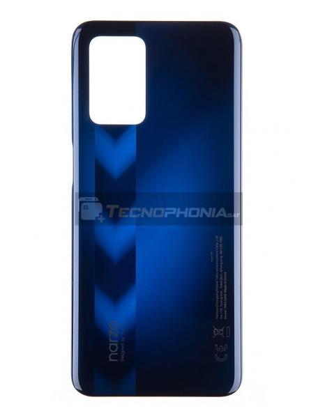 Tapa de batería Realme Narzo 30 5G azul original (Service pack)