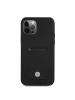 Funda TPU + cuero BMW BMHCP12MRSWPK iPhone 12 - 12 Pro negra