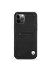 Funda TPU + cuero BMW BMHCP12LRCDPK iPhone 12 Pro Max negra