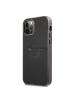 Funda TPU + cuero BMW BMHCP12LREELK iPhone 12 Pro Max negra