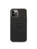 Funda TPU + cuero BMW BMHCP12LREELK iPhone 12 Pro Max negra