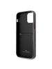 Funda TPU + cuero BMW BMHCP12LREELK iPhone 12 Pro Max negra