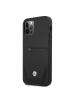 Funda TPU + cuero BMW BMHCP12LRSWPK iPhone 12 Pro Max negra