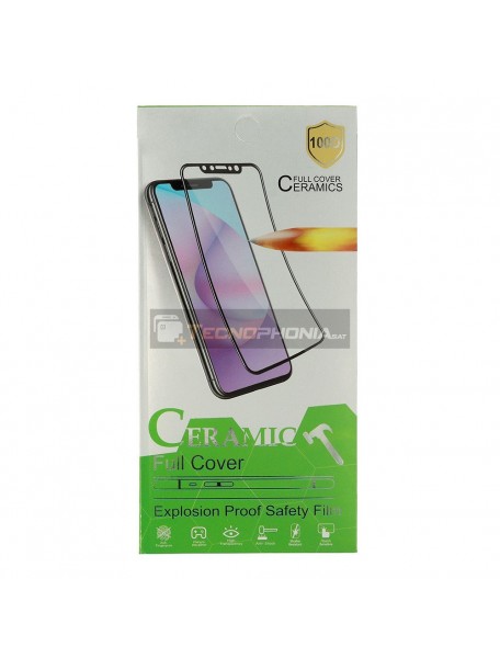 Lámina de cristal templado cerámico iPhone 13 Mini negro