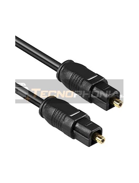 Cable audio fibra óptica digital Toslink 1M