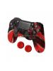 Funda de silicona Blackfire para Mando PS4 rojo