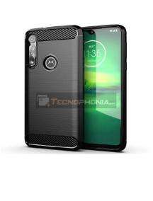 Funda TPU Carbon Motorola Moto G8 Power Lite negra