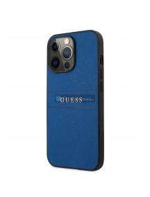 Funda TPU Guess Saffiano GUHCP13LPSASBBL iPhone 13 Pro azul