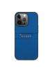 Funda TPU Guess Saffiano GUHCP13LPSASBBL iPhone 13 Pro azul